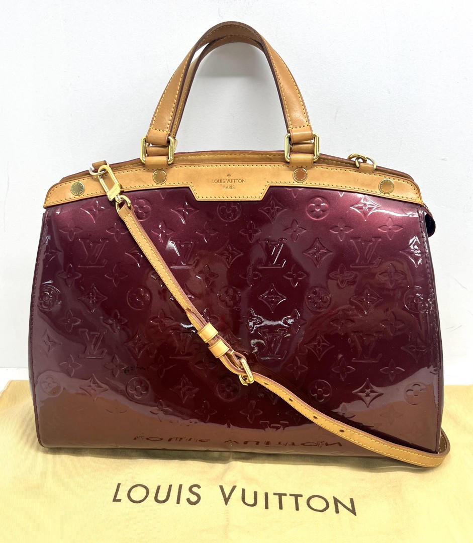 Louis Vuitton Perle Monogram Vernis Alma PM Bag For Sale at